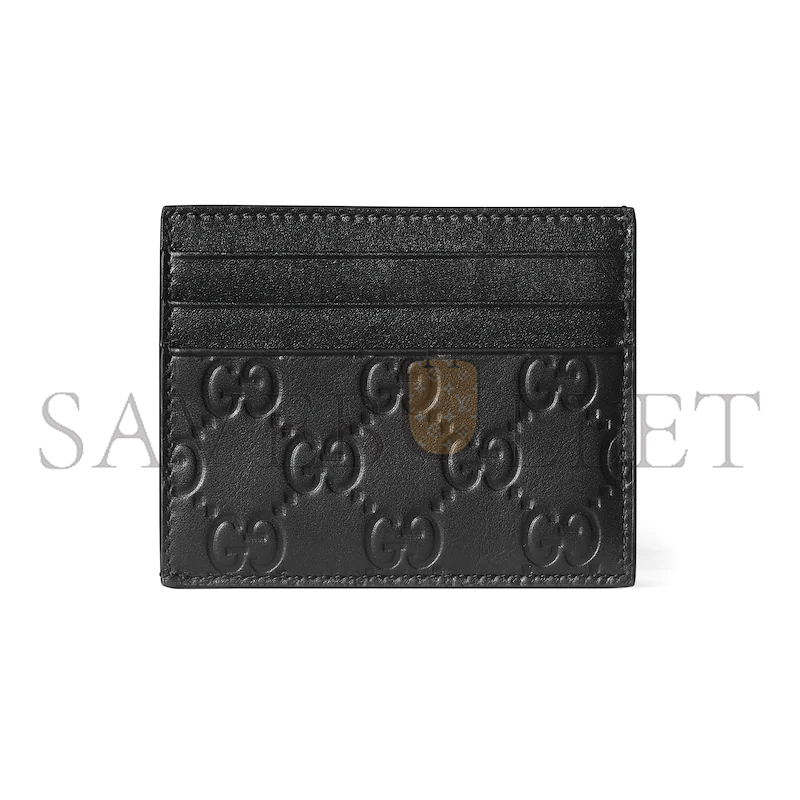 GUCCI GG EMBLEM CARD CASE 850187 (10*8cm) GUCCI GG EMBLEM CARD CASE 850187 (10*8cm)